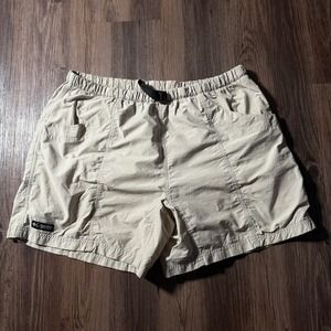 Columbia XL Mens Shorts Beige Nylon Blend Hiking Outdoor Casual Active